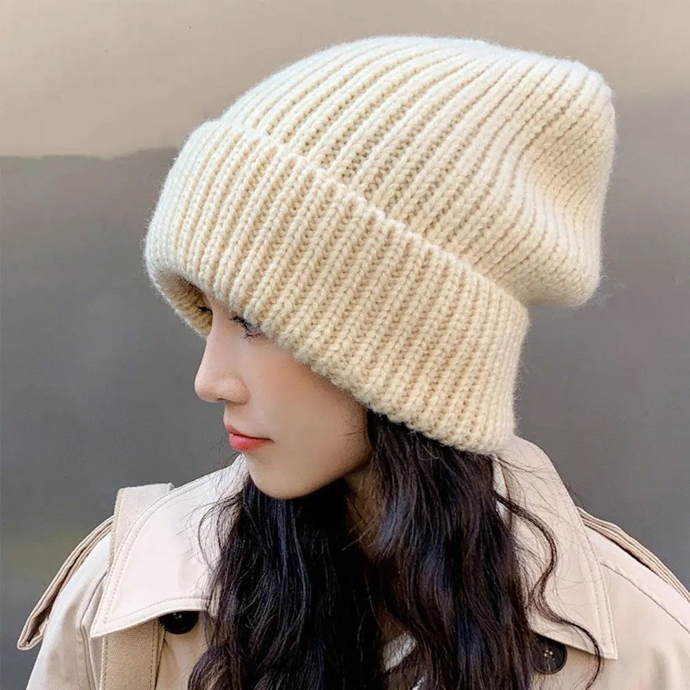Unisex Ribbed Knit Beanie Hat – Soft Stretchy Winter Skull Cap for Men & Women, Everyday Casual Headwear | Thomler