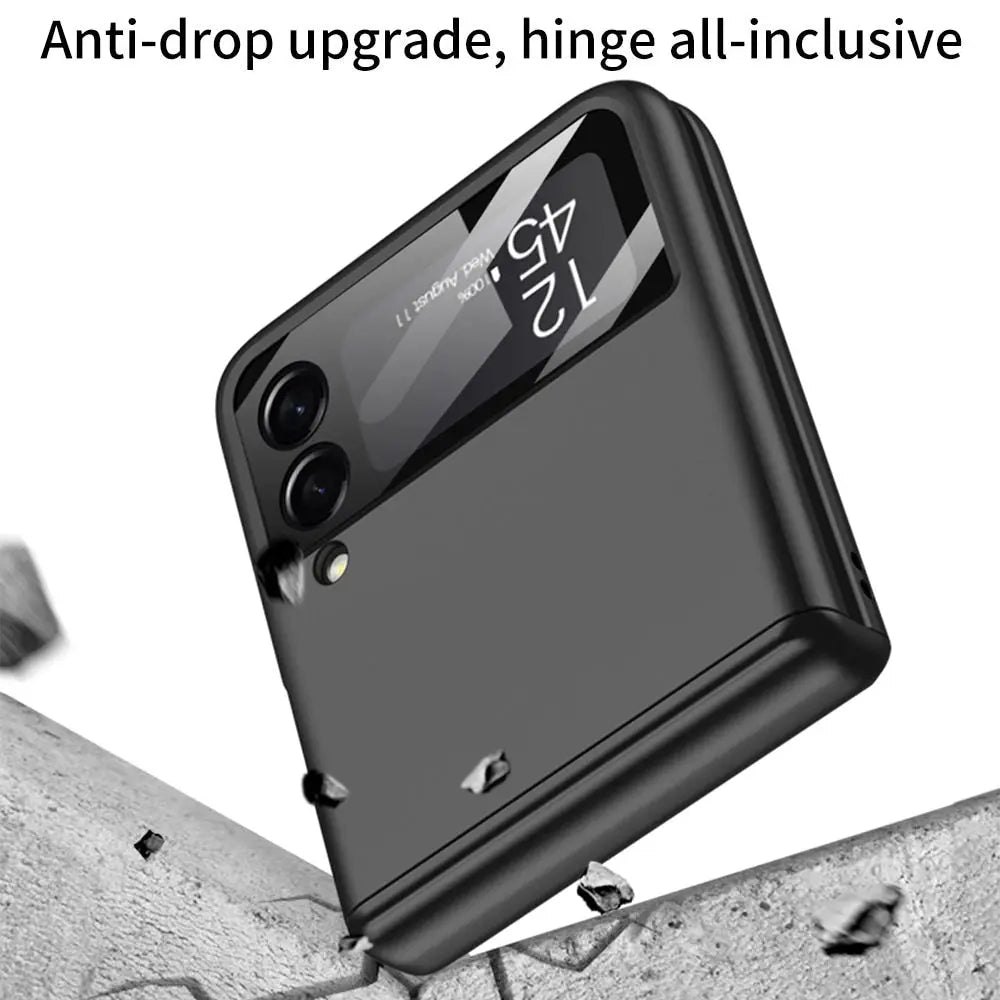 Galaxy Z Flip 4 Heavy-Duty Protective Case – Full-Coverage Shell with Wireless Charging Support & Impact-Resistant Corners for Samsung | Thomler
