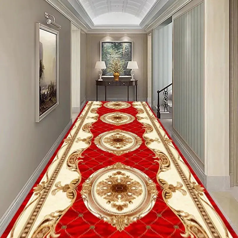 Persian-Inspired Hallway Runner Rug with Non-Slip Backing – Machine Washable Corridor Mat for Entryways and Stairs | Thomler