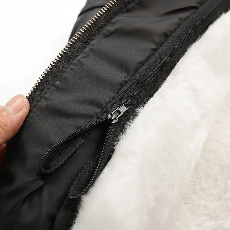 Genuine Leather Adventure Vest Sleeveless Casual Zip-Front Jacket Fall Winter Outdoor Riding Coat Men's Plus Sizes XL-7XL | Thomler
