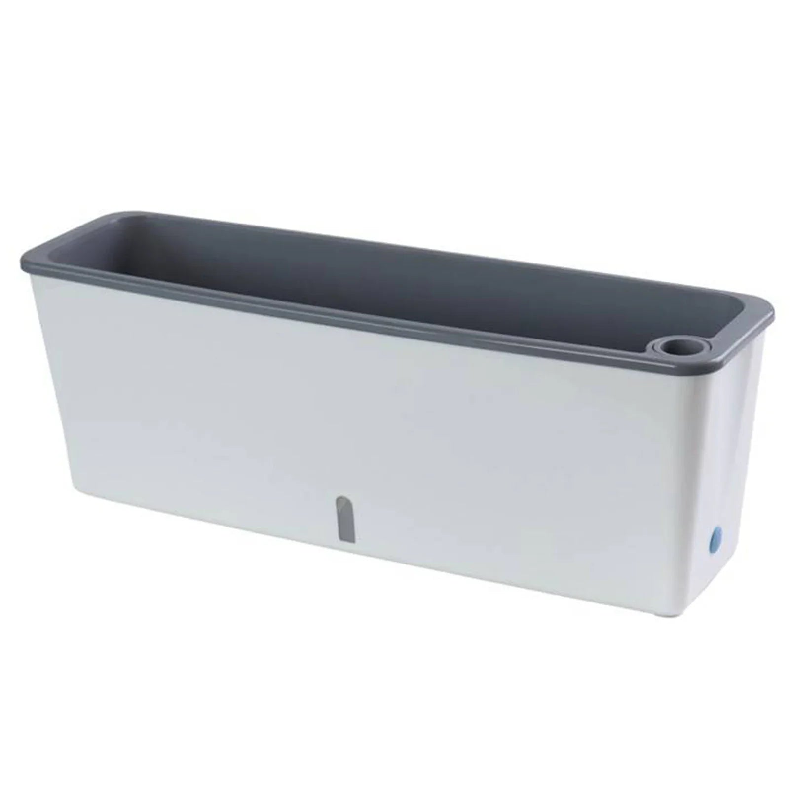 Planter Box PP Plastic 43.5 cm Self Watering Indoor Outdoor Herb Flower Windowsill Container With Water Level Indicator | Thomler