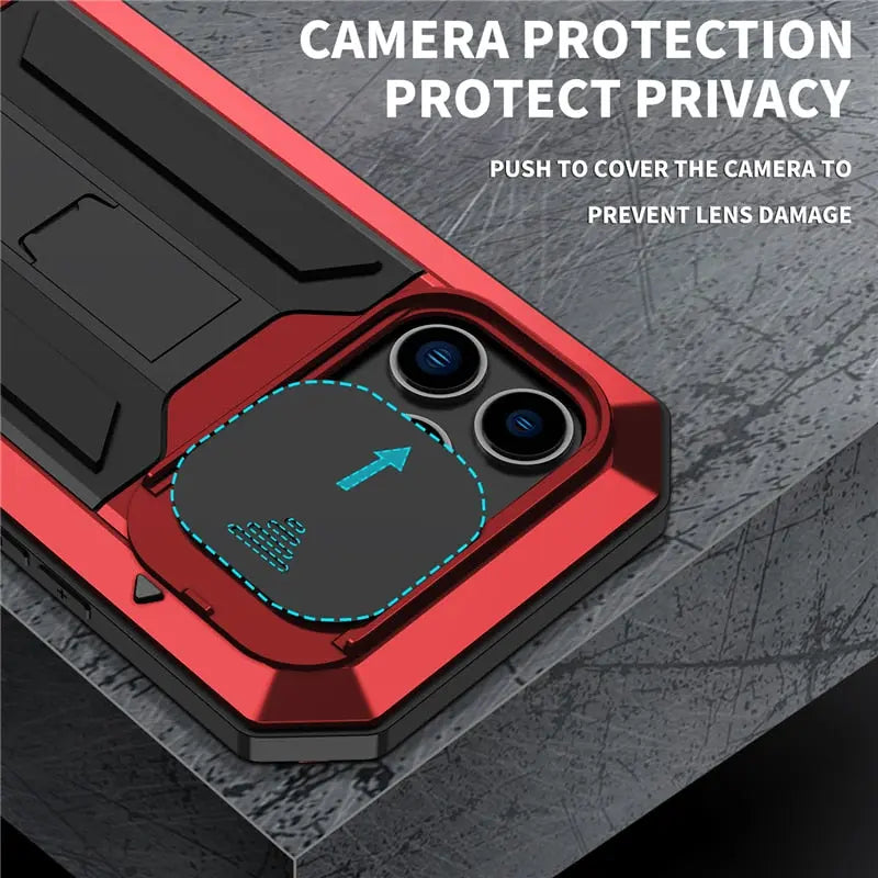 Military-Grade iPhone 14/13 Case with Built-In Screen Shield – Full-Body Defense for Drop, Scratch & Impact | Thomler