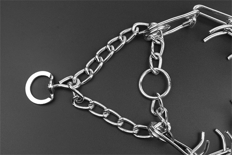 Prong Training Collar for Dogs with Rubber-Tipped Pins – Adjustable No-Pull Design for Leash Training & Behavior Control | Thomler