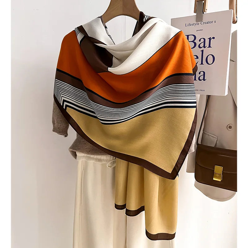 Cozy Wool-Blend Oversized Winter Scarf for Women – Soft Pashmina Wrap Shawl | Thomler