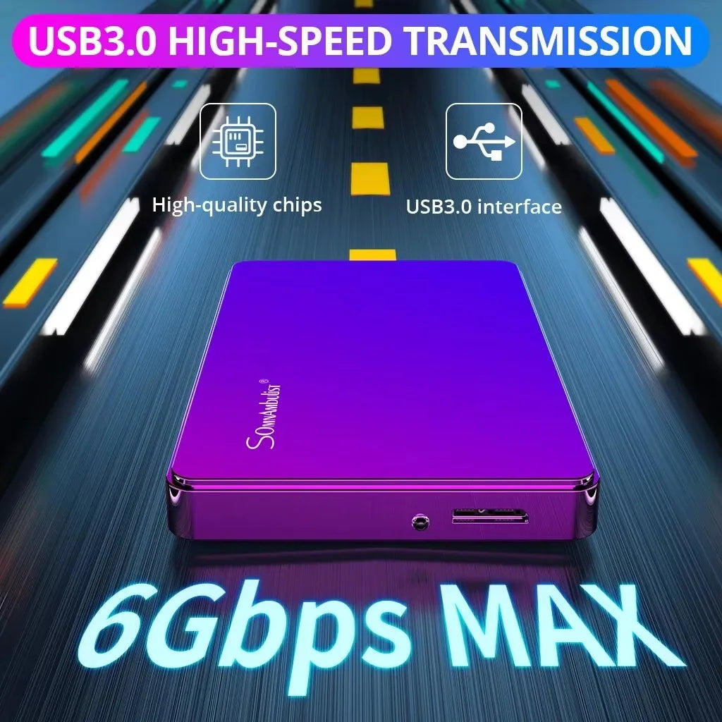 Portable USB 3.0 External Hard Drive for Laptops, Desktops, Gaming Consoles & TVs – Backup Storage Solution | Thomler