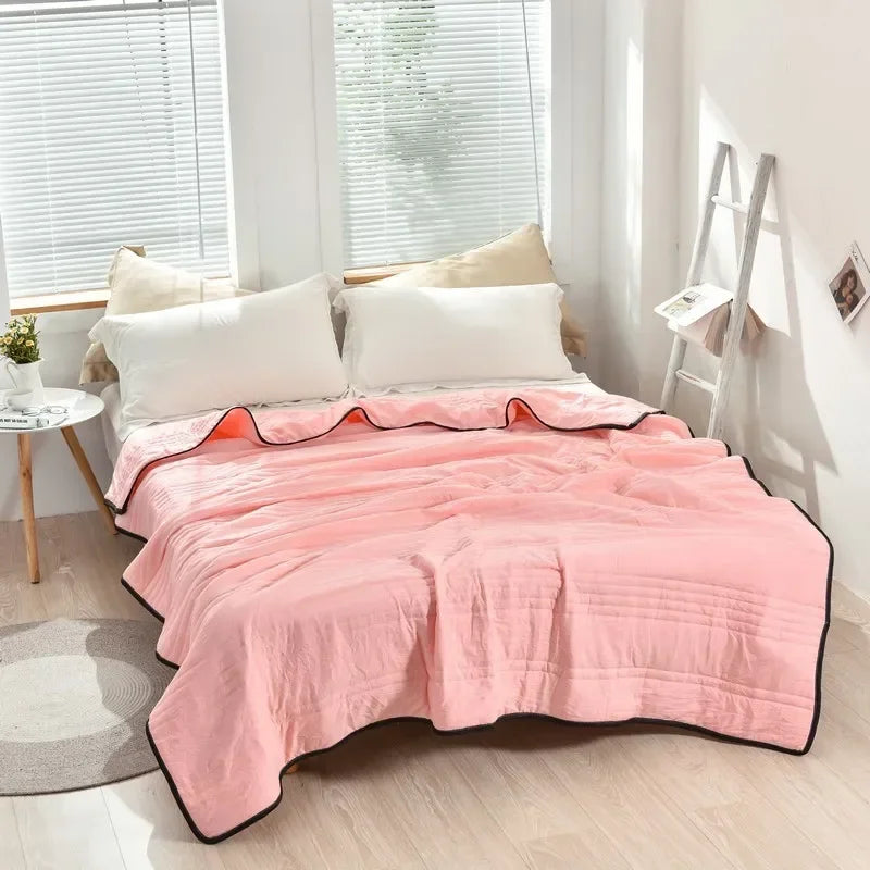 Cooling Weighted Blanket for Hot Sleepers – Breathable Summer Sleep Comforter for Adults & Teens | Thomler