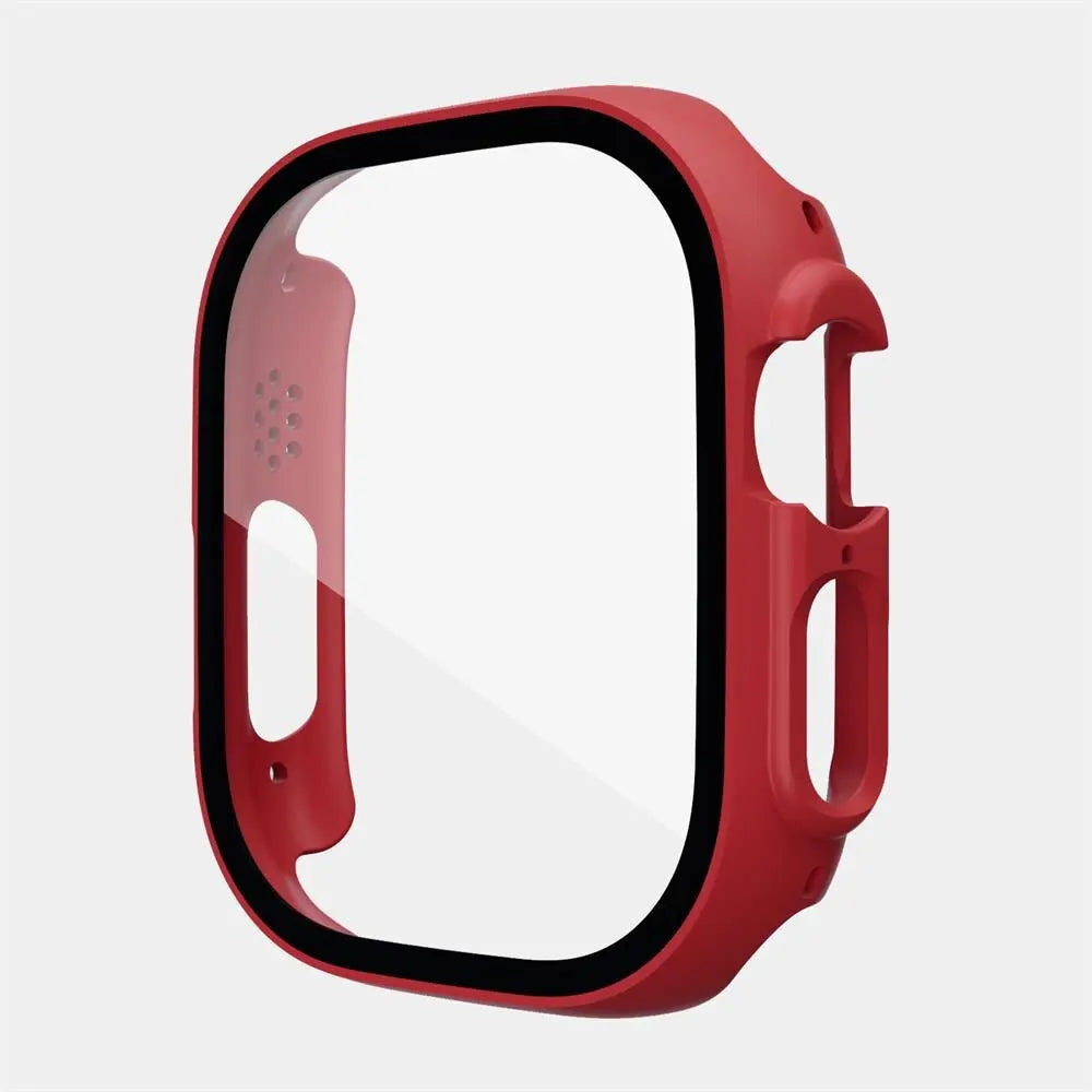 Protective Shell with Tempered Glass Screen Guard for 49mm Apple Watch Ultra Series – Full-Body Snap-On Design | Thomler