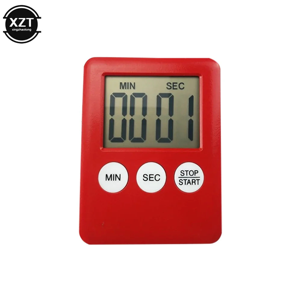 Digital Kitchen Timer Magnetic LCD 7.0 cm Compact Cooking Countdown Clock Focus Timer For Kitchen Sports Study | Thomler