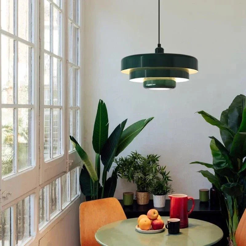 Modern Minimalist Pendant Light 14-Inch Dome Metal Ceiling Fixture Dining Room Kitchen Cafe Nordic Style Home Lighting | Thomler