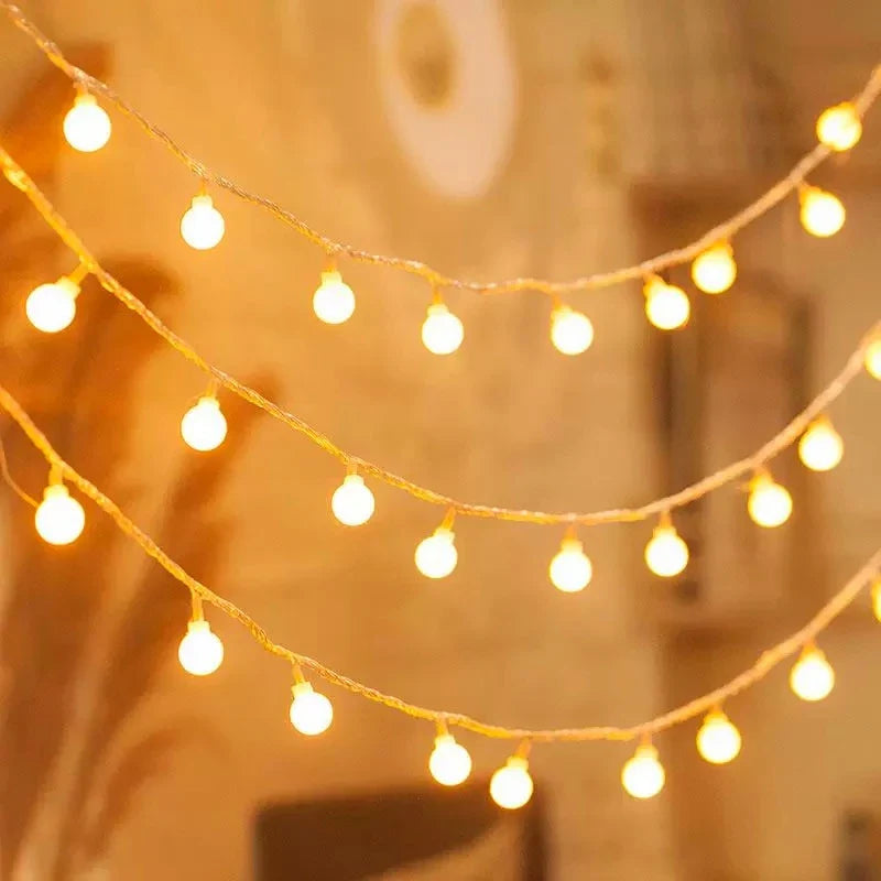 String Lights PVC 20 ft Warm White Indoor Outdoor Decorative Wedding Party Ambiance | Thomler