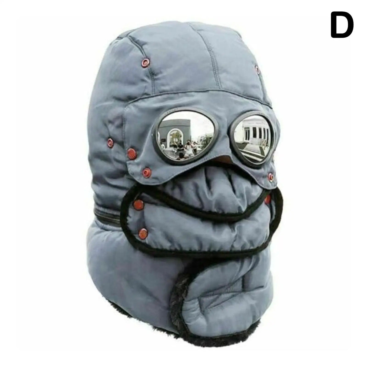 Insulated Winter Beanie with Integrated Face Shield for Cold Weather Protection | Thomler