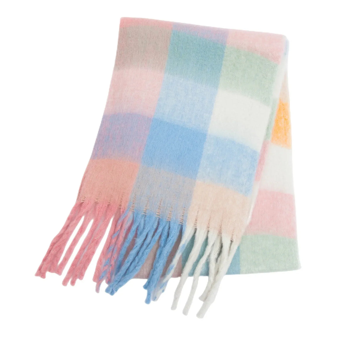 Rainbow Cashmere Winter Scarf – Soft & Warm Oversized Shawl Wrap for Women | Thomler
