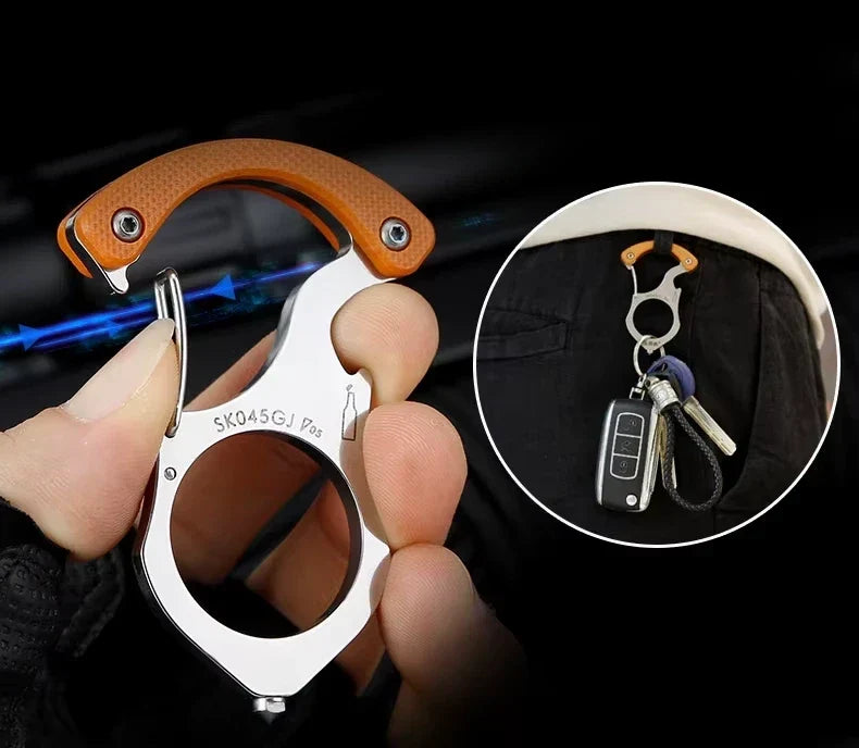 Portable Emergency Glass Breaker & Personal Safety Tool with Spring Clip for Car, Travel & Everyday Carry | Thomler
