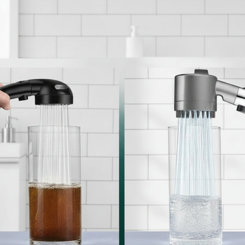 Shower Head ABS Stainless Steel 24.0 cm High Pressure Bathroom Water Saving Filtered Handheld Showerhead | Thomler