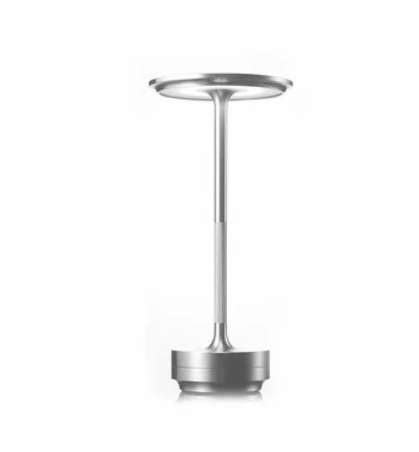 Rechargeable LED Table Lamp Touch Control 4 Brightness Levels Waterproof IP66 Metal Portable Battery Operated for Bedroom Living Room | Thomler