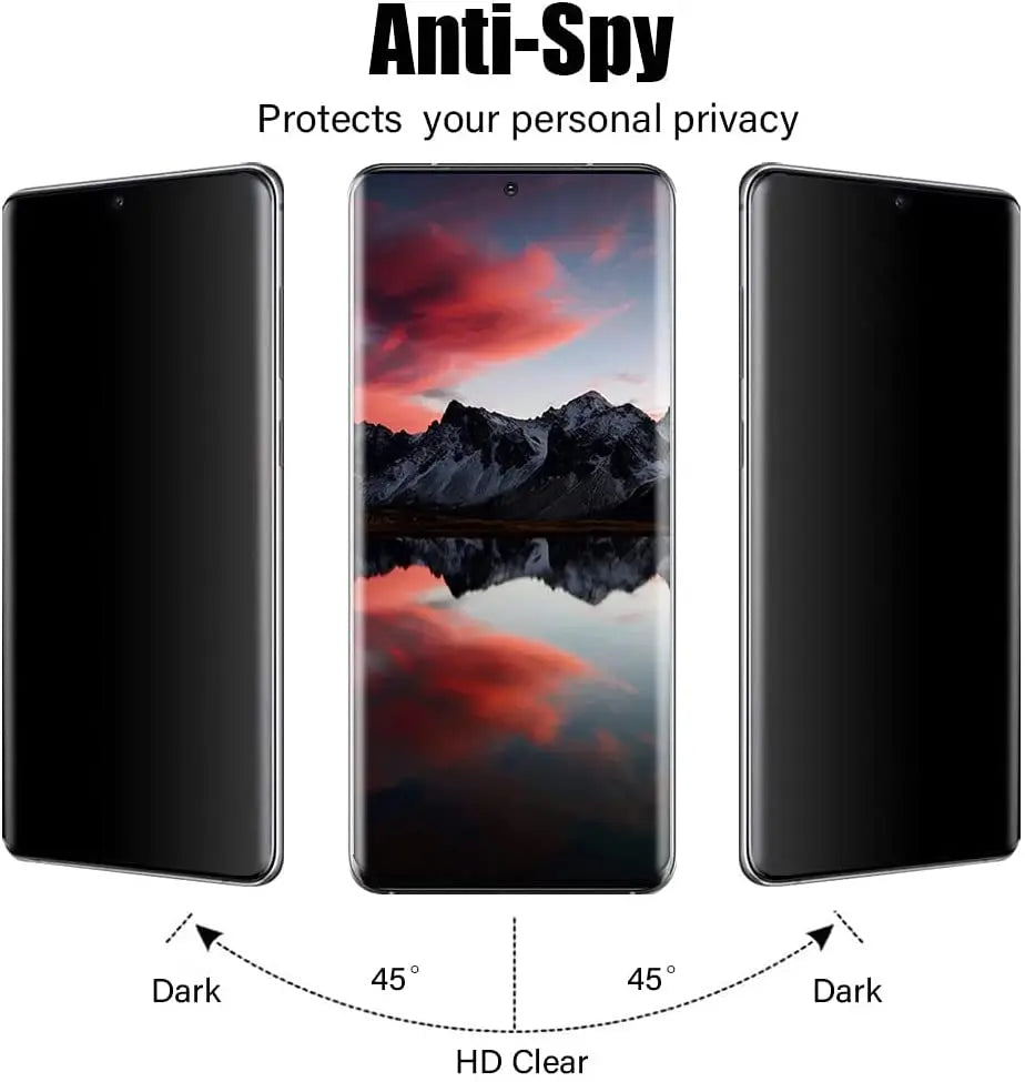 Privacy Screen Protector for Samsung Galaxy S23 Ultra, S23 Plus & S23 – Tempered Glass Anti-Spy Shield, 45-Degree Viewing Angle | Thomler