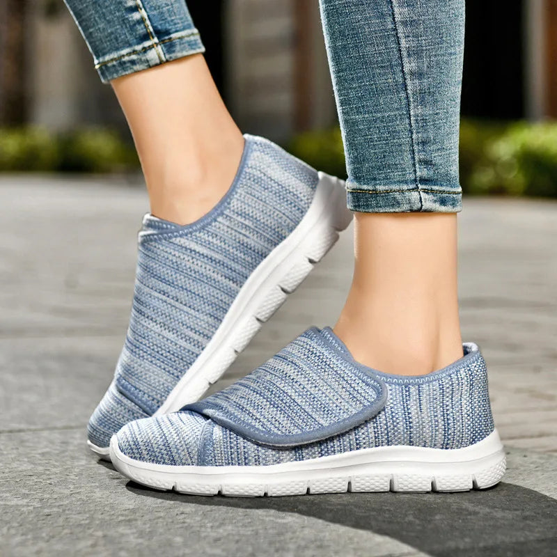 Xihaha Vrouwen Mannen Comfortabele Zachte Medische Orthopedie Diabetische Schoenen Wandelen Sneakers Mannen Vrouw Aanpassen Diabetes Schoenen