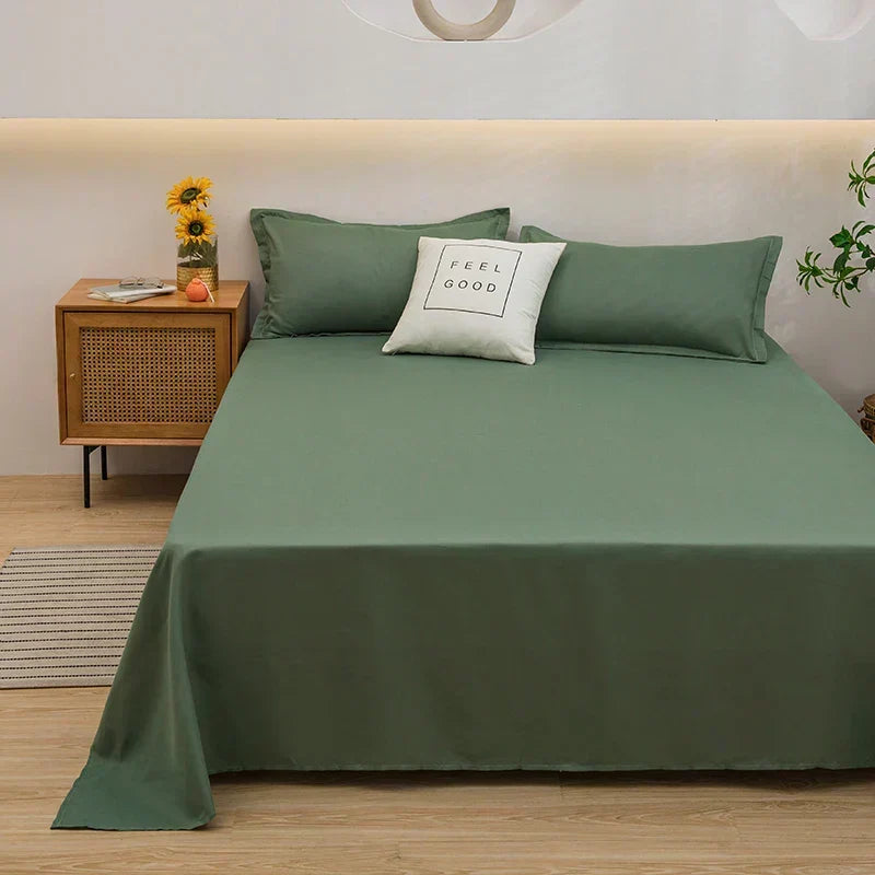 100% Linen Duvet Cover Set – Temperature-Regulating Breathable Bedding for All Seasons – Twin Full Queen King – Light Green White Blue Red | Thomler