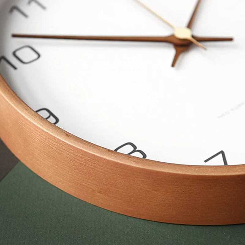 Transparent Acrylic Timepiece with Timber Frame for Modern Homes | Thomler