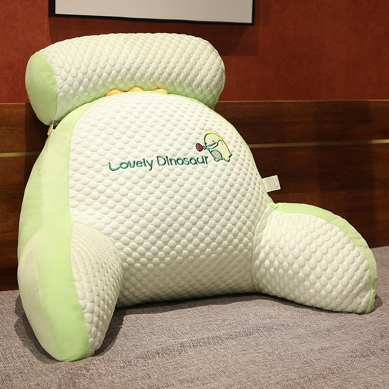 Cartoon Character Backrest Cushion with Lumbar Support – Extra Plush Reading Pillow for Couch, Bed & Gaming Chair – 28×20×10 or 24×18×8 | Thomler