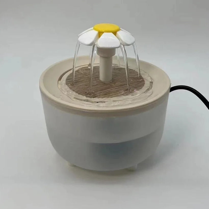Rechargeable Pet Hydration Fountain 41 fl oz Quiet Circulating Filtered System for Dogs & Cats USB Powered | Thomler