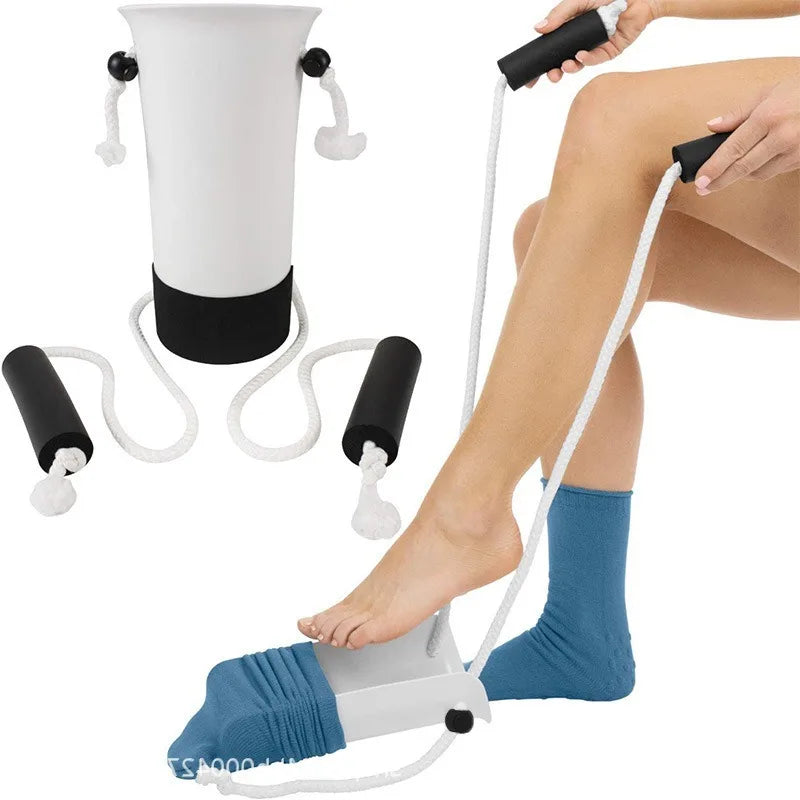 Easy-Pull Sock Helper Tool for Seniors – No Bending Required, Arthritis-Friendly Dressing Aid | Thomler