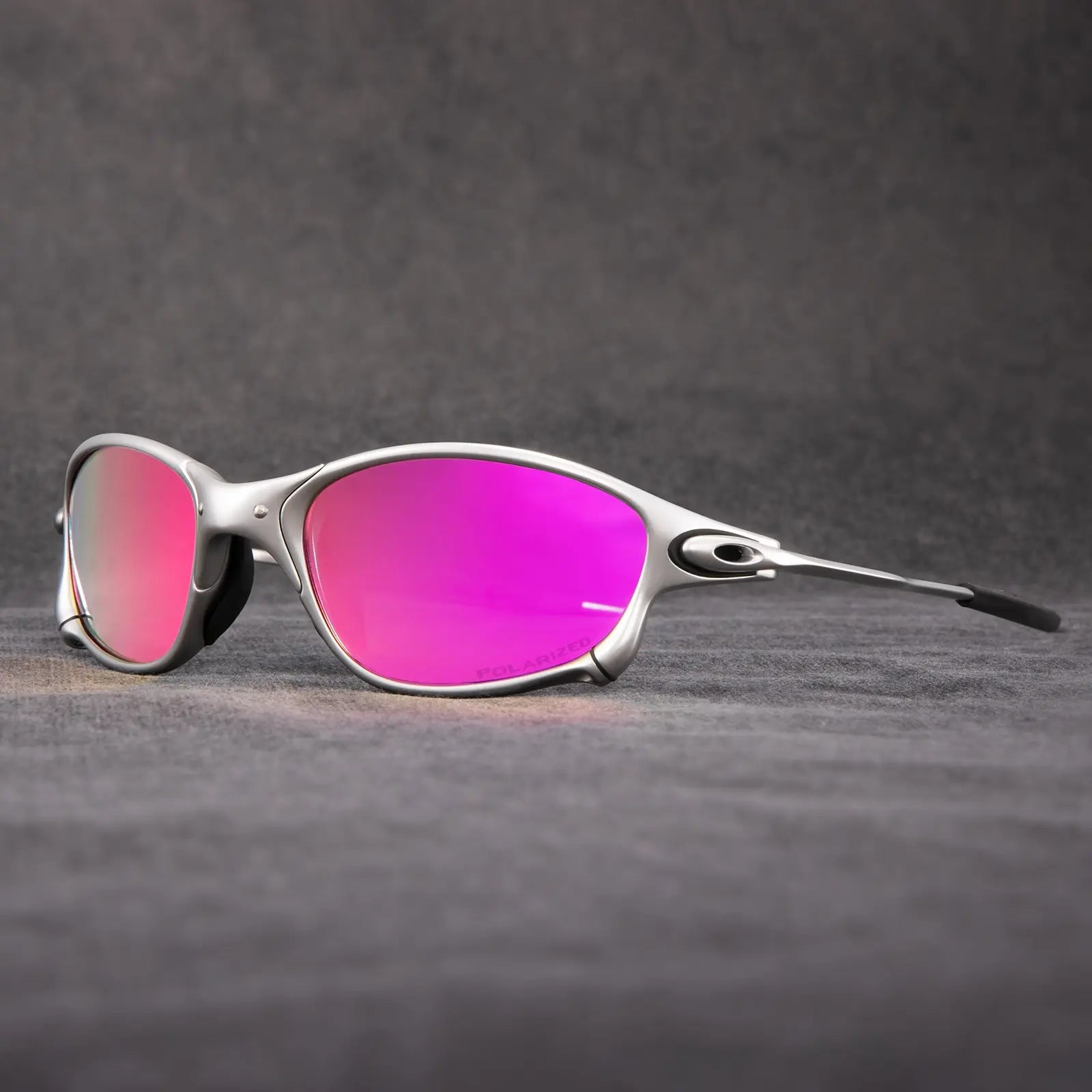 Polarized Sport Sunglasses with Red Mirror Lenses - Lightweight Aluminum Frame for Driving, Cycling & Outdoor Activities | Thomler