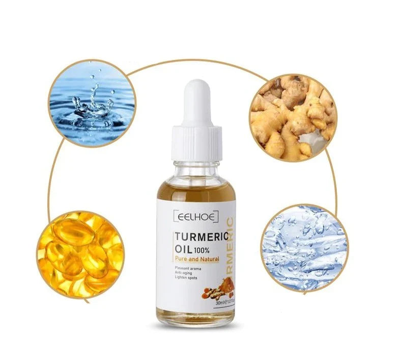 Turmeric Brightening Serum for Dark Spots & Hyperpigmentation Treatment for Face | Even Skin Tone & Radiant Complexion | Natural | Thomler