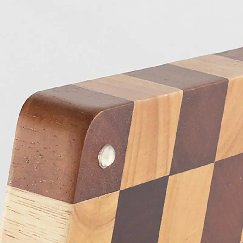 Checkerboard Beechwood Cutting Board for Everyday Kitchen Use, Thick Hardwood Chopping Block for Vegetables and Meat | Thomler