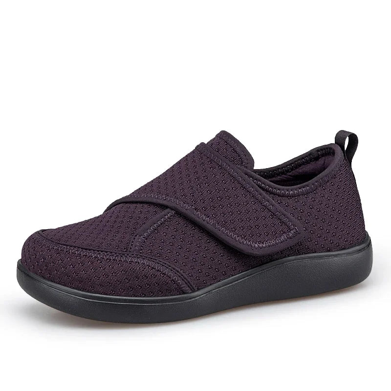 Extra-Wide Orthopedic Walking Shoes with Hook-and-Loop Closure for Swollen Feet, Bunions & Comfort Support | Thomler