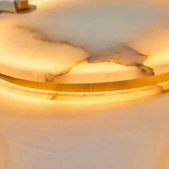 Spiral Alabaster Disc Pendant Chandelier with LED – Rotating Multi-Tier Statement Light for High Ceilings, Foyers & Staircases | Thomler