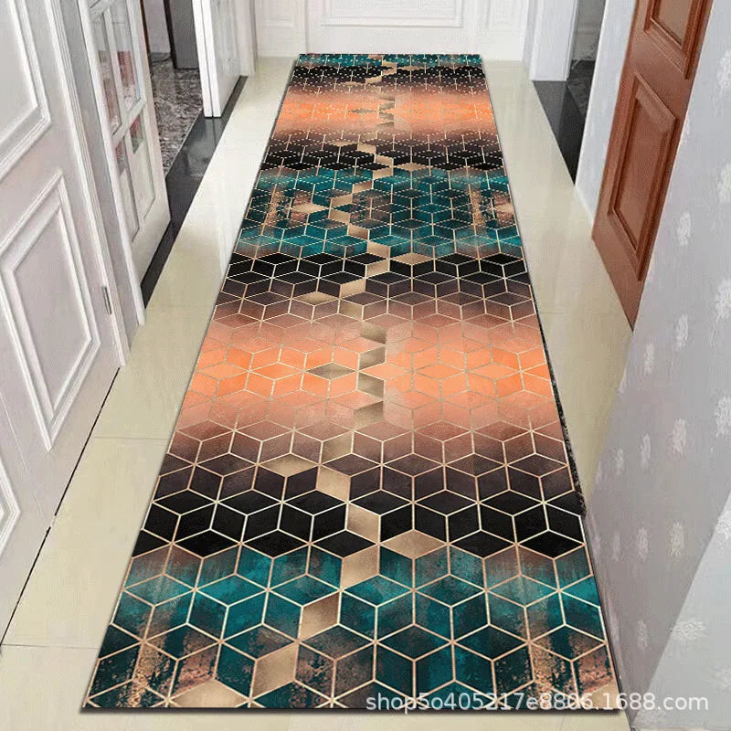 Moroccan-Style Hallway Runner Rug – Non-Slip Washable Entryway Floor Mat for Corridors, Stairs & Long Walkways | Thomler