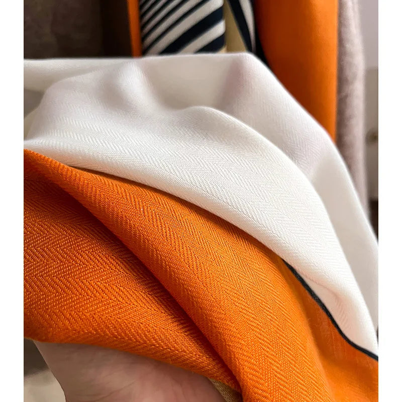 Cozy Wool-Blend Oversized Winter Scarf for Women – Soft Pashmina Wrap Shawl | Thomler