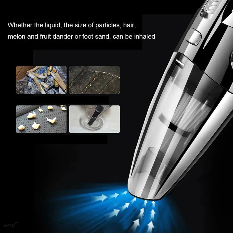 Cordless Handheld Vacuum Cleaner 120W Cyclonic Suction Rechargeable Battery 30 Min Runtime for Home Car Upholstery Pet Hair | Thomler
