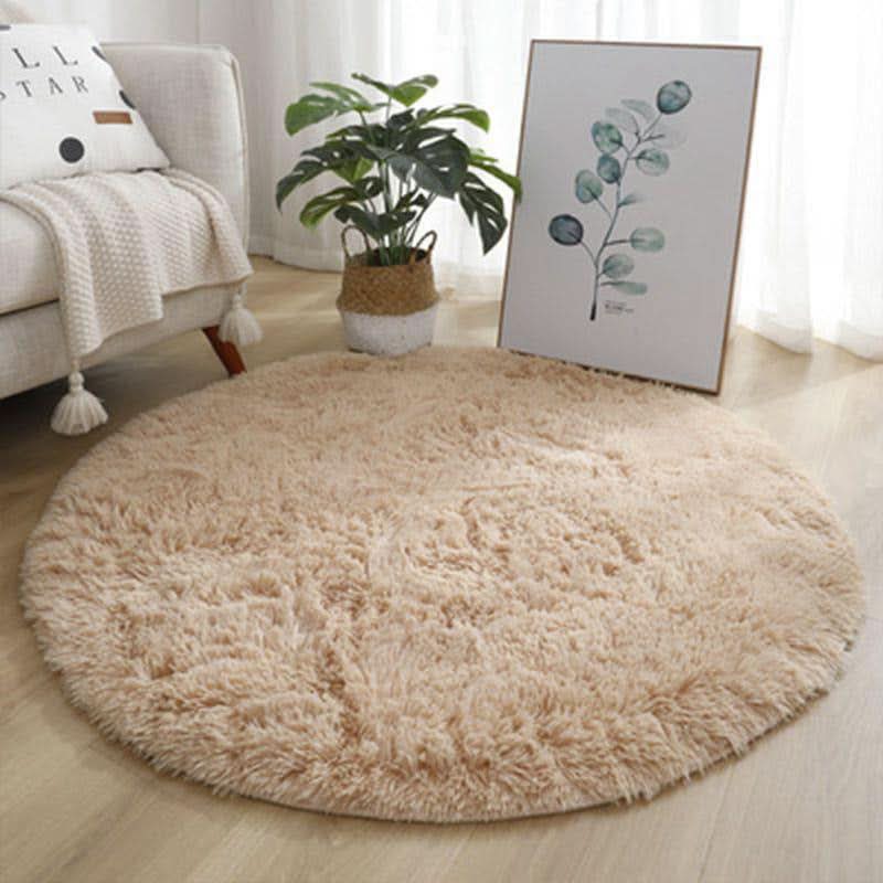 High-Pile Shag Area Rug – Soft Floor Mat for Bedrooms, Living Spaces & Nurseries – Non-Slip Backing – Contemporary Home Decor Accent | Thomler