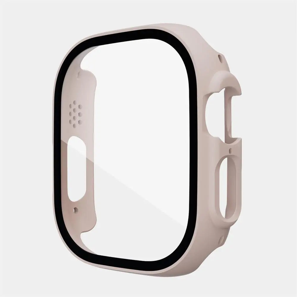 Protective Shell with Tempered Glass Screen Guard for 49mm Apple Watch Ultra Series – Full-Body Snap-On Design | Thomler