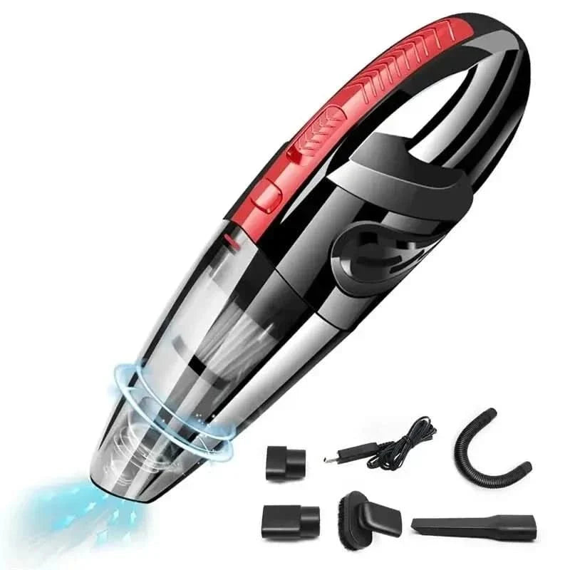 Cordless Handheld Vacuum Cleaner with Cyclonic Suction for Car & Home – Wet Dry Portable Dust Buster 120W Motor 30 Min Runtime | Thomler