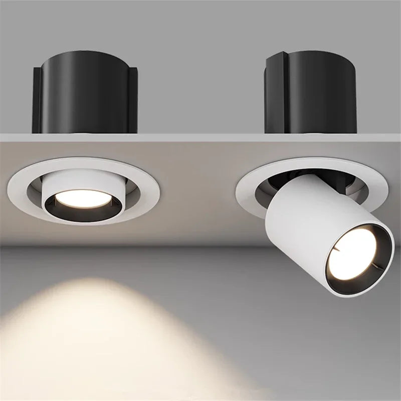 Recessed Spotlight Cast Aluminium 13.0 cm White Ceiling Lighting Dimmable LED Downlight Flush Mount Room Illumination | Thomler