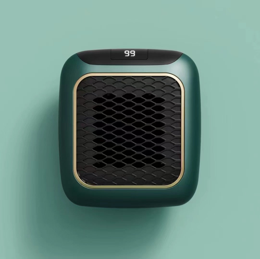Compact Wall-Mounted Space Heater — 800W Portable Room Warmer with Digital Display | Thomler