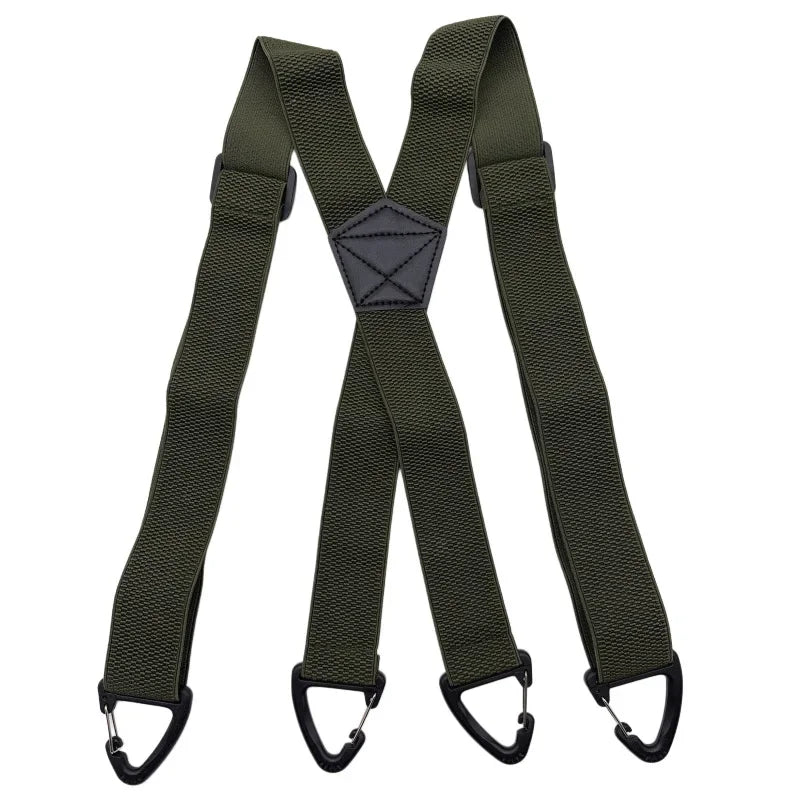 Adjustable Work Suspenders with Metal Clips – X-Back & Y-Back Designs for Men | Thomler