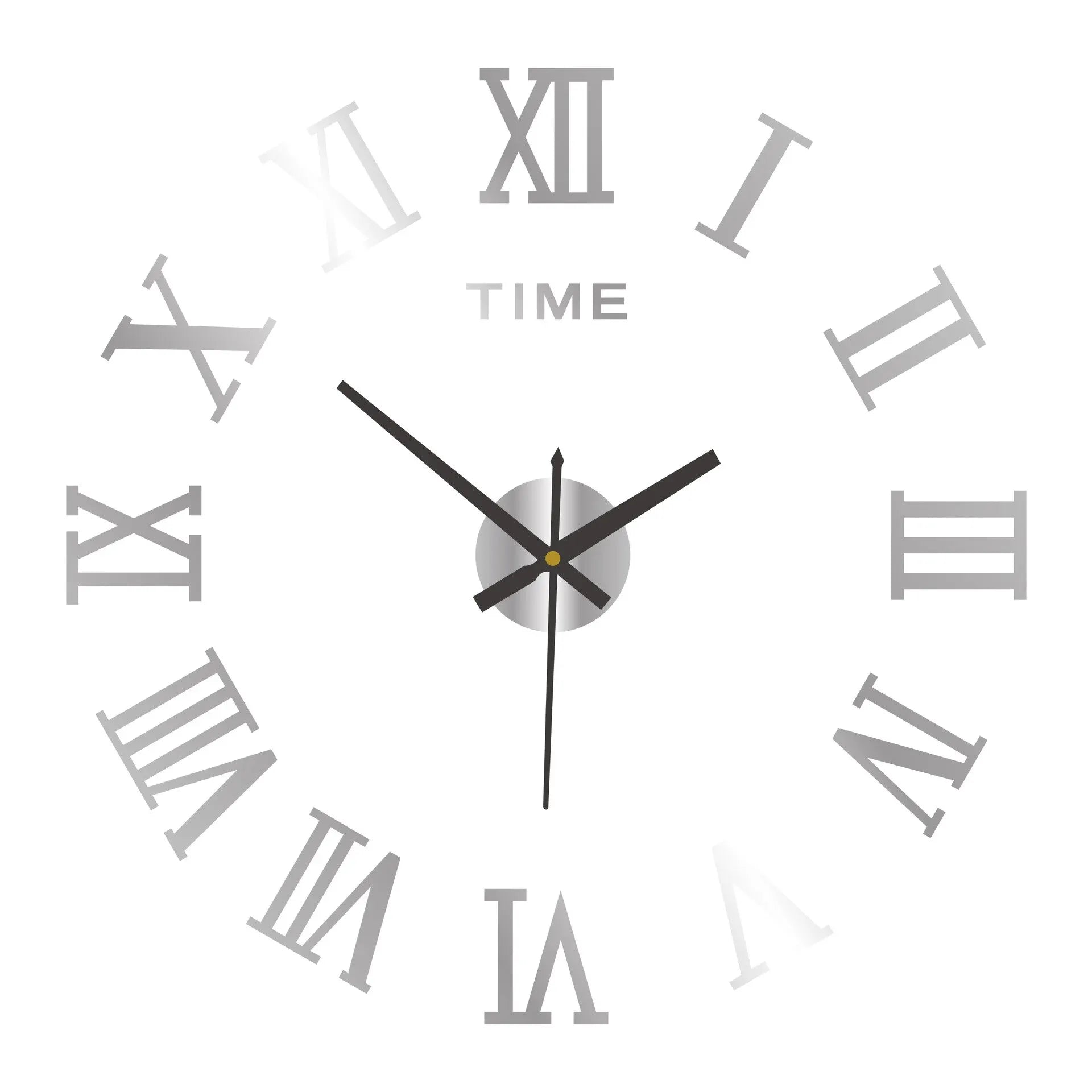 Wall Clock Acrylic 40.0 cm Roman Numeral Living Room DIY Decorative Timepiece Modern Office Wall Décor | Thomler