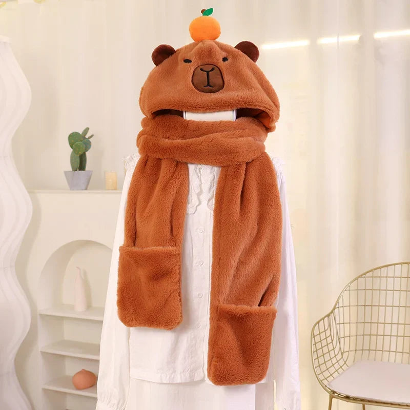 Adorable Plush Animal Winter Mittens for Kids & Adults – Soft Fleece Character Gloves with Cozy Warmth for Cold Weather | Thomler