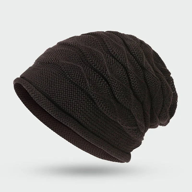 Relaxed-Fit Knit Winter Hat for Men & Women, Acrylic Ribbed Cold-Weather Cap, Daily Wear Head Covering | Thomler