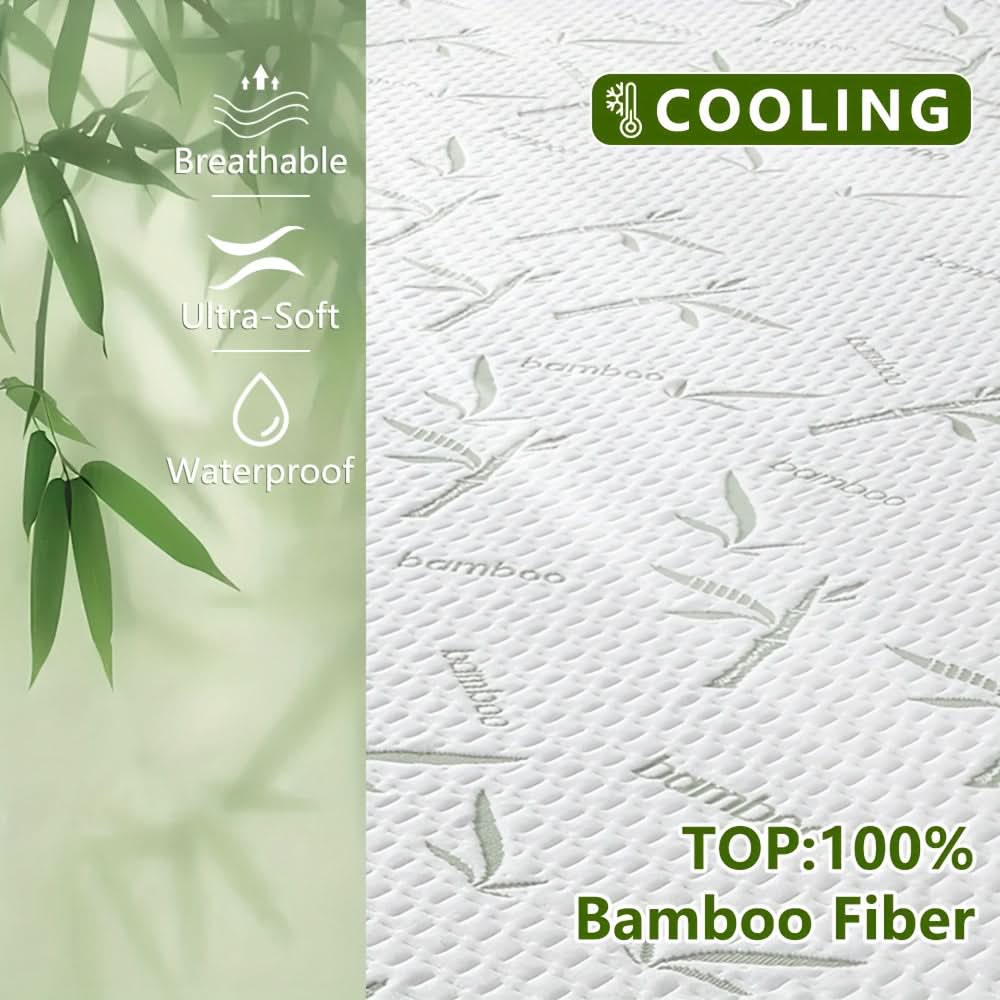 Cooling Bamboo Fitted Sheet – Temperature-Regulating Summer Sleep Topper for Hot Sleepers | Thomler