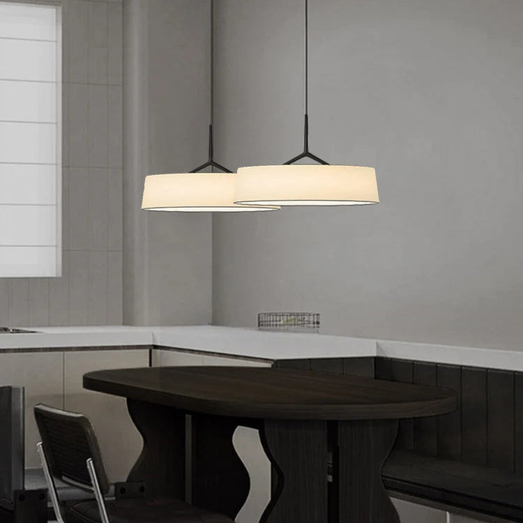 Pendant Light Metal 17.7 in Minimalist LED Adjustable Dining Room Kitchen Island Hanging Ceiling Lamp | Thomler