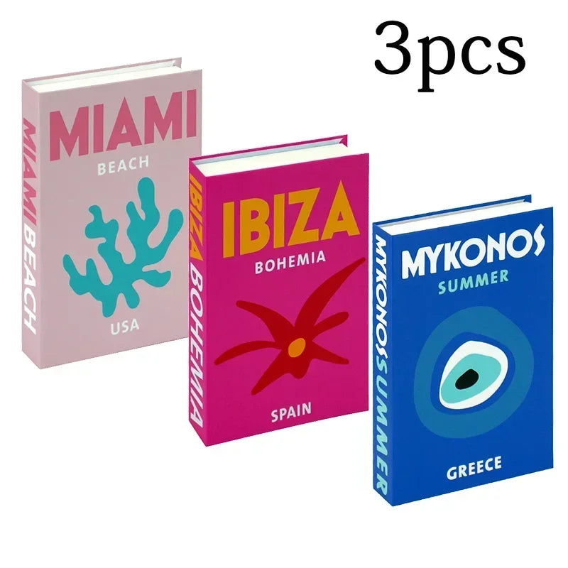 Decorative Faux Books Cardboard Foldable Set Of 3 Living Room Coffee Table Styling Bookshelf Display Interior Decor | Thomler