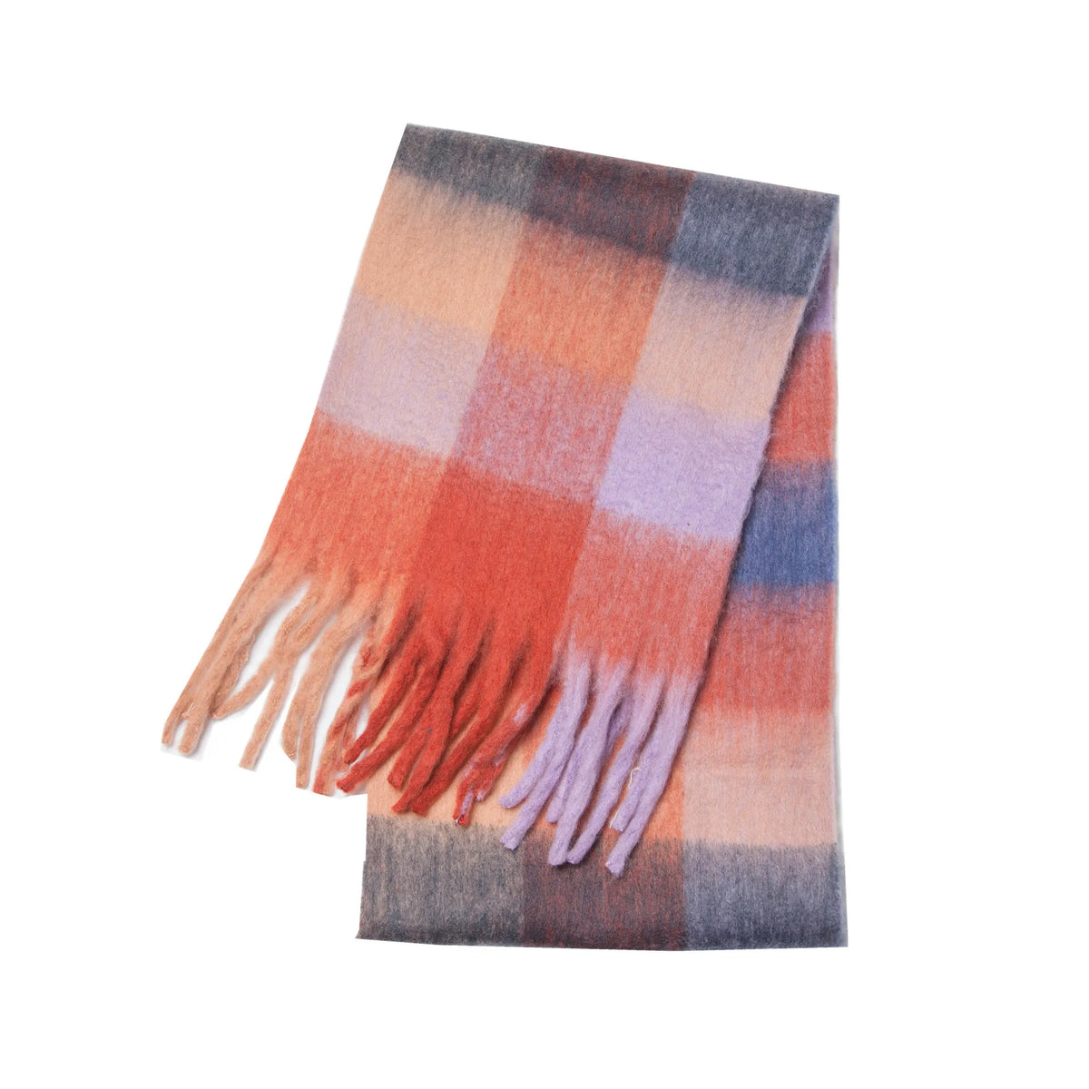 Rainbow Cashmere Winter Scarf – Soft & Warm Oversized Shawl Wrap for Women | Thomler