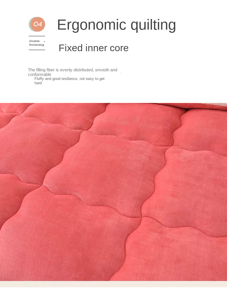 Plush Flannel Winter Comforter with Wool Fill – Extra Warm Quilted Bedding for Cold Nights | Thomler