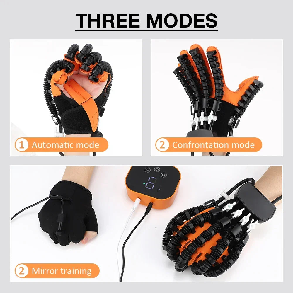 Therapeutic Hand Rehabilitation Glove for Stroke Recovery with Heat, Massage & Compression Training Modes for Home Physical Therapy | Thomler
