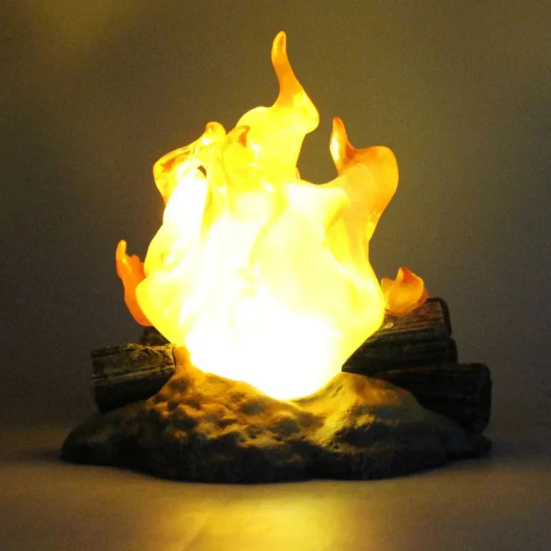 Glowing Flame Cartoon Collectible Figure | Glow-in-the-Dark Anime Character Statue for Shelf Display & Home Decor | PVC Figurine Collectible | Thomler